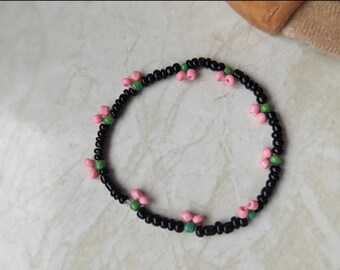 Handmade cherry bracelet, beaded bracelets beautiful, sweet in different colors