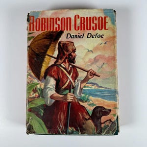 Robinson Crusoe by Daniel Defoe Vintage Book