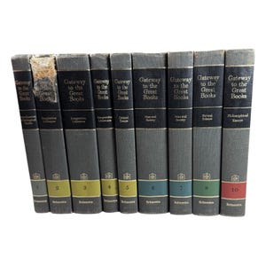 vol 1-8 10 Gateway to the Great Books by ROBERT M. HUTCHINS 1963 Vintage Book