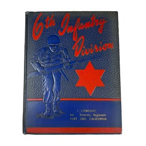 6th Infantry Division Fort Ord California Vintage Book