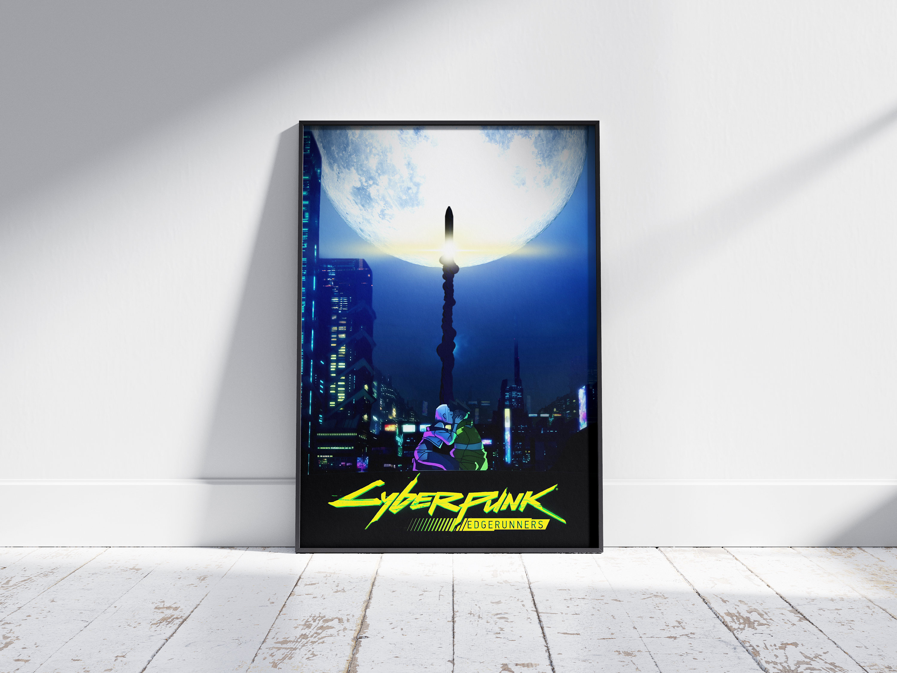 Cyberpunk: Edgerunners Anime David Home Decor Painting Living Poster (42x30  cm)