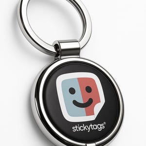 NFC Tag Keychain Tiktok Review Social Media Epoxy Key Ring Business Fob ...