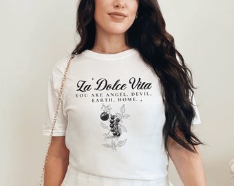 Comfort Colors La Dolce Vita Shirt, Italy Shirt, Tomato Girl Summer Shirt, Ciao Bella, Italian Summer, Coastal Granddaughter Tomato Shirt