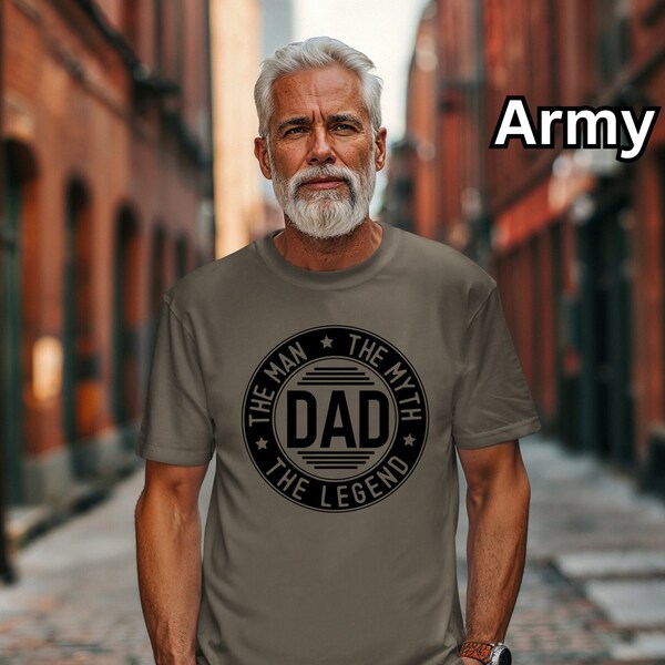 Copy of Dad, The Man, The Myth, The Legend" T-Shirt / Unisex / Bella Canvas 3001 / Father's Day