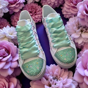 Quinceañera Sneakers | Fifteen Shoes | Perfect Gift for Mis 15 Shoes / Fifteen Birthday Custom Shoes