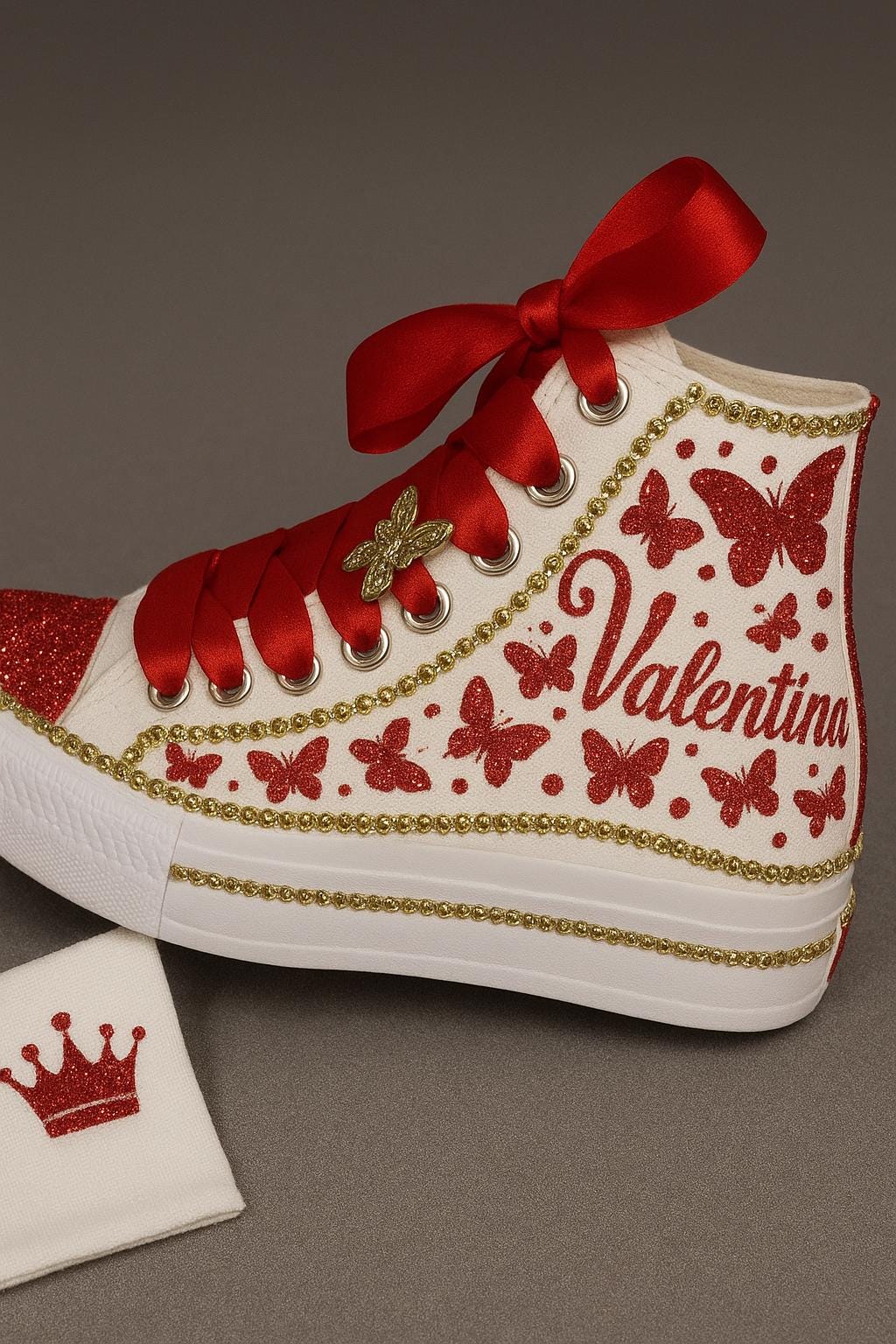 Quinceañera Sneakers Fifteen Shoes Perfect Gift for Mis 15