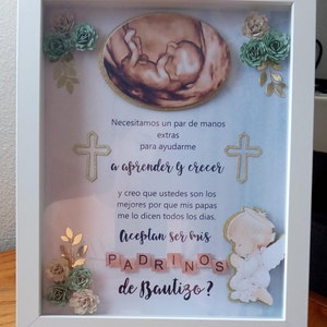 Baptism Proposal Shadow Box
