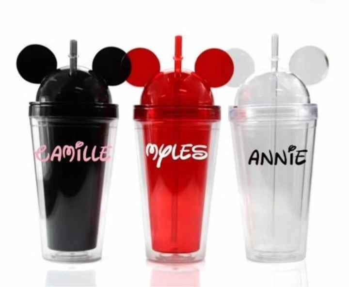 Color Changing Cups With Lids & Straws - 7 Pack 12 Oz Reusable Cute Plastic Tumbler  Bulk - Kids Small Funny Travel Straw Tumblers/ Adults Iced Cold Dr