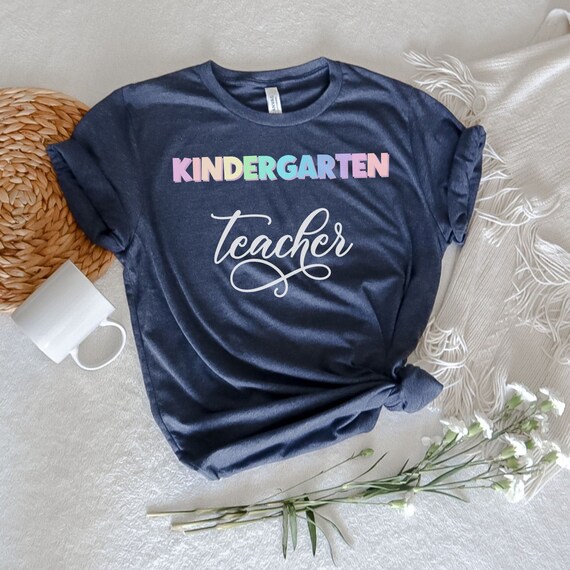 Kindergarten Teacher T-shirt, Elementary School Shirt, Teaching Tee, First day of Kinder garten, teacher life, teacher team