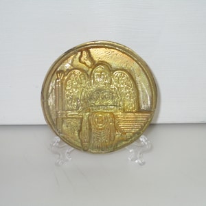 Angel Raphael Fishing ; Bronze Plaque