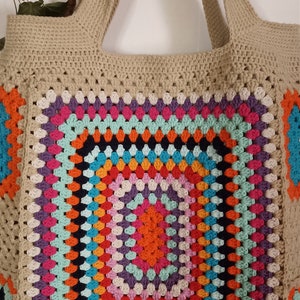 Sac fourre tout au crochet image 3