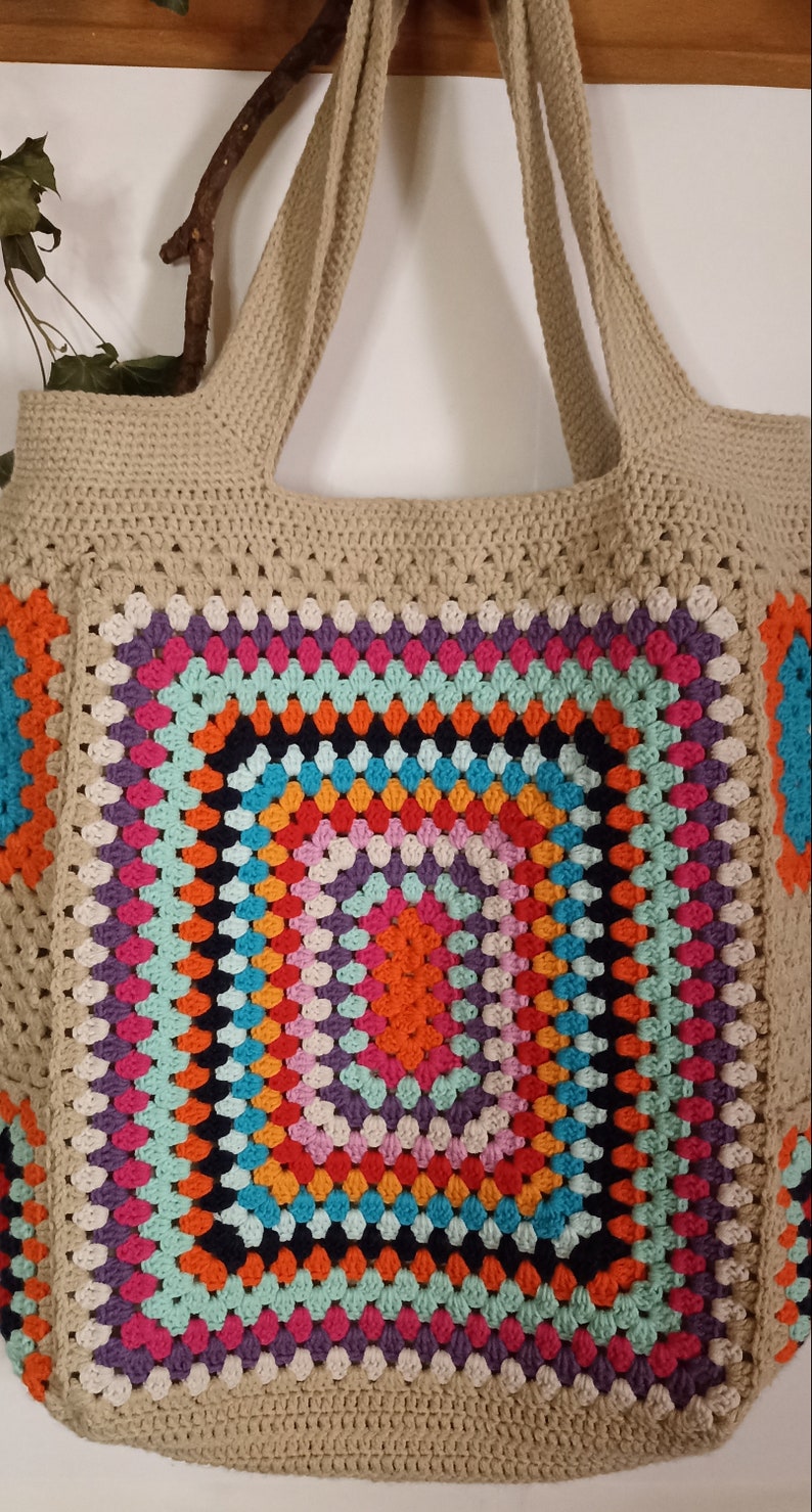 Sac fourre tout au crochet image 3