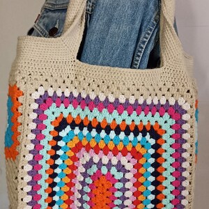 Sac fourre tout au crochet image 8