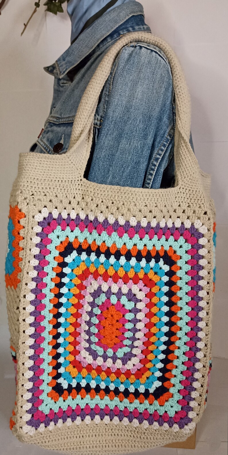 Sac fourre tout au crochet image 8