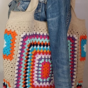 Sac fourre tout au crochet image 4