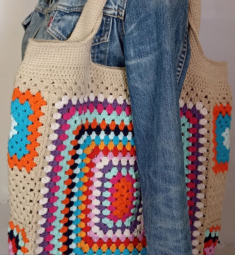 Sac fourre tout au crochet image 4