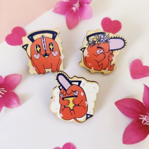 Chainsaw Man | CSM | Pochita wooden pins