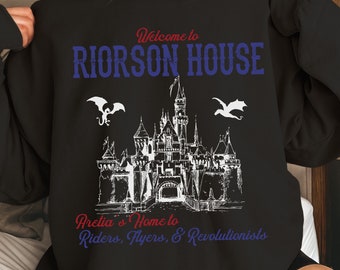 Fourth Wing Sweatshirt, Aretia Riorson House, Dragon Rider Bookish Sweater