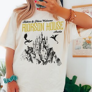 Aretia Riorson House Shirt, Xaden Riorson, Fourth Wing T-Shirt, Fantasy Book, Bookish Shirt, Booktok, Violet Sorrengail, Dragon Rider Shirt