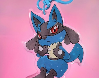 Chibi Lucario Keychain