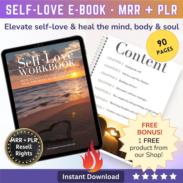 Self-Love E-Book: A Practical Workbook for Mastering Self Love | Empowerment | Develop Self Love with Practical Steps