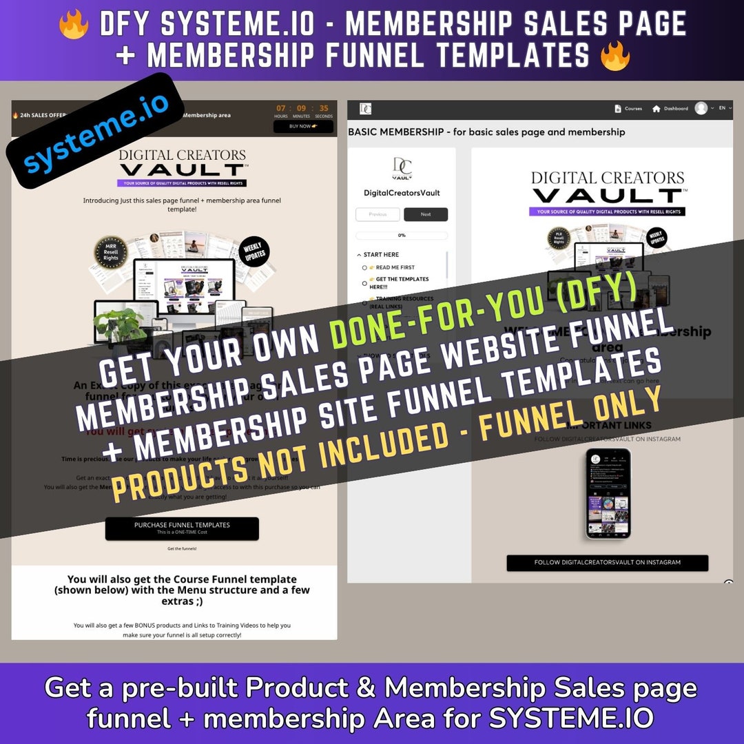 DFY Website Sales Page Funnel Membership Course Systemeio Website DFY Website Sales Page Funnel Membership Course Systemeio Website