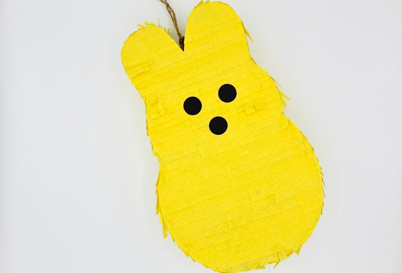 Easter Peeps Bunny Pinata, READY TO SHIP Easter Party Theme, Kid Easter Pinata, Bunny Pinata, Small Easter Pinata, Gift under 20, image 2