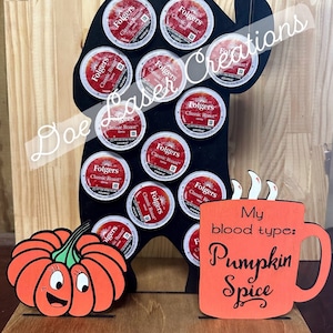 Bear K-Cuphalter Herbst und Halloween austauschbare Paket