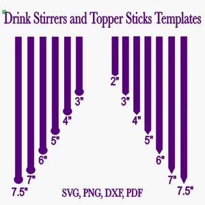 Drink Stirrers and Topper Sticks