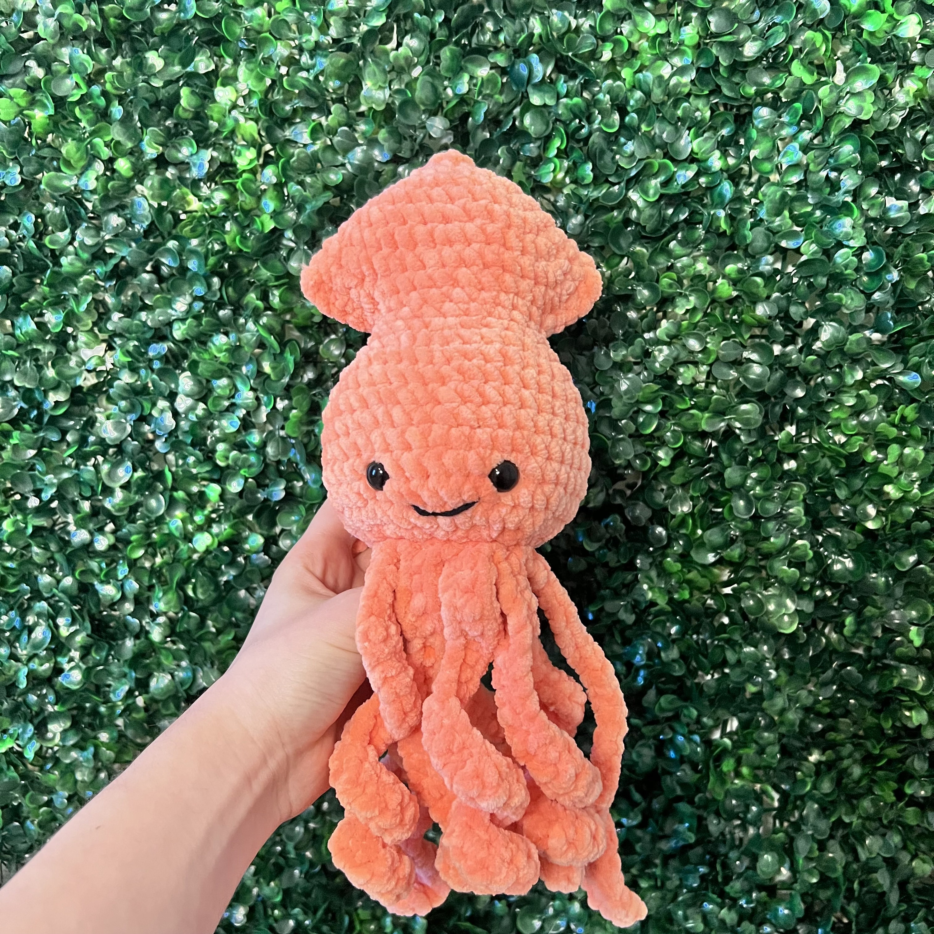 Peluche calamar au crochet France