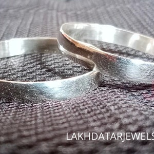 Solid 925 Silver Bracelet Pair Of Women Bracelets, Baby Bracelets, Handmade Bracelets, Baby kada Bracelet, Dome Kada, Valentine&#39;s Day Gift