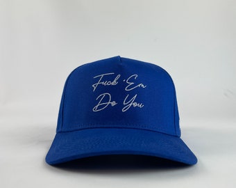 Royal Blue Designer Baseball Hat