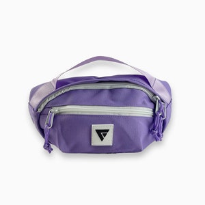 Purple FANNY PACK Hip Bag Waist Pack Cute Fannypacks for Women Travel Mens Fannypack Waist Belt Kids Small Crossbody Bag Hippie Bag