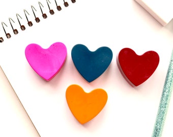 Heart Shaped Crayons