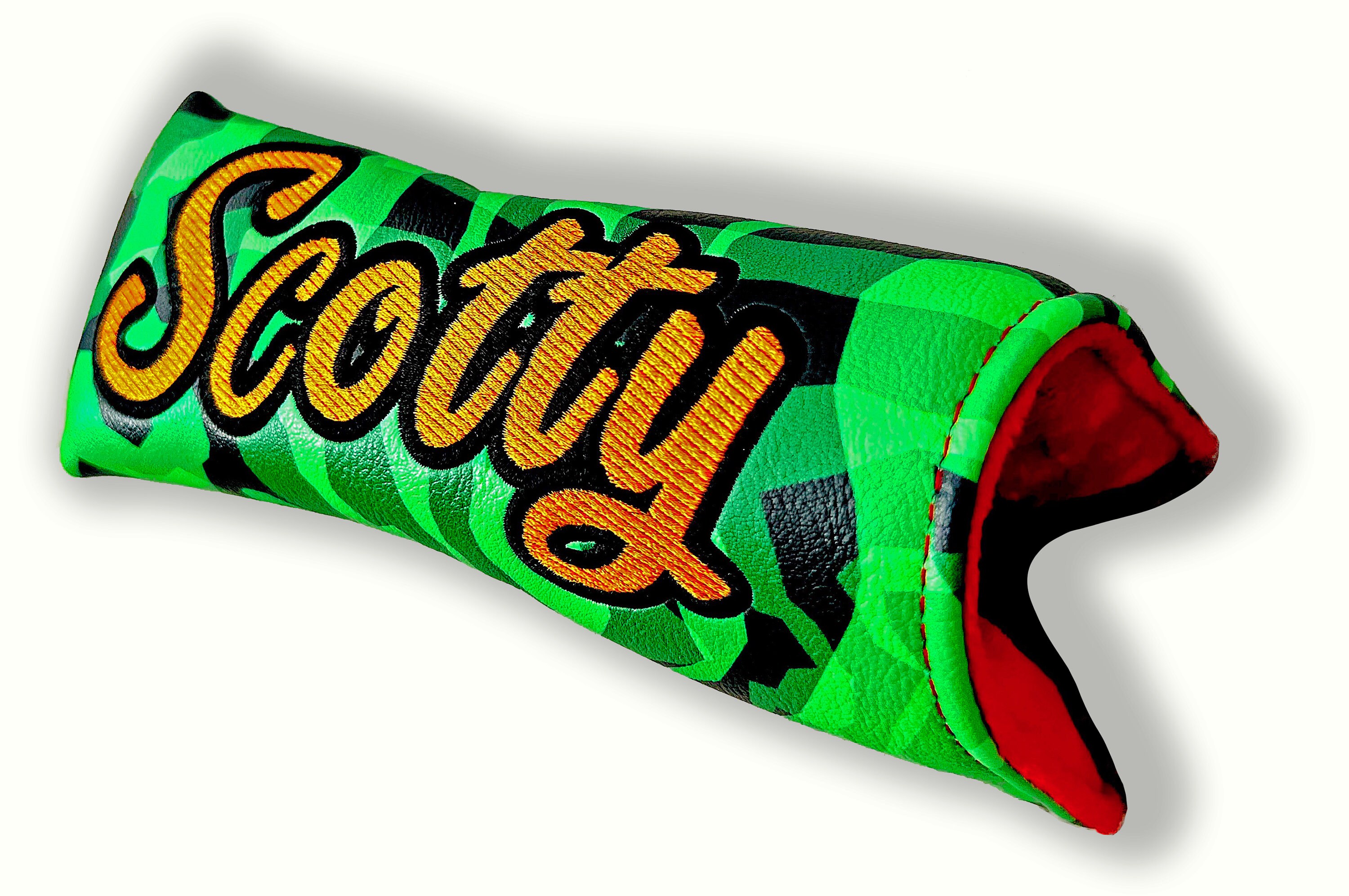 Premium Magnetic Scotty Golf Mallet or Blade Putter Head Cover