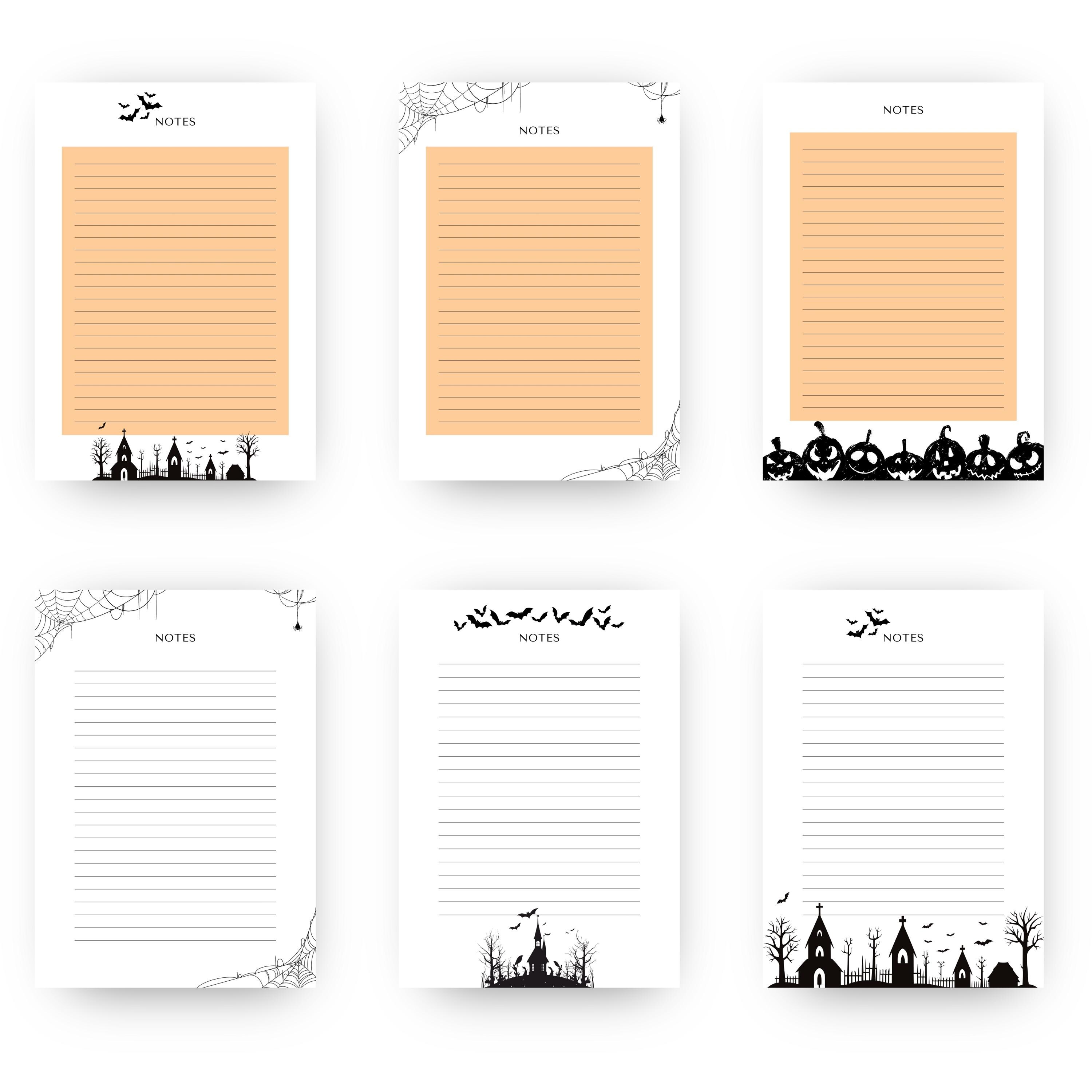 Halloween Planners Printable PDF, Daily Planner to Do List ...