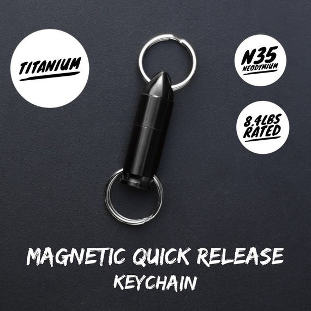 Break Away Quick Release Keychain From Titanium Etsy