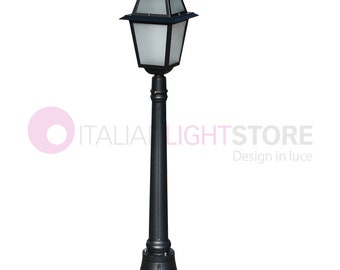 ARTEMIDE Lantaarn voor tuin Klassieke vierkante lantaarn voor buitenverlichting in antracietgrijs aluminium IP43 - Made in Italy