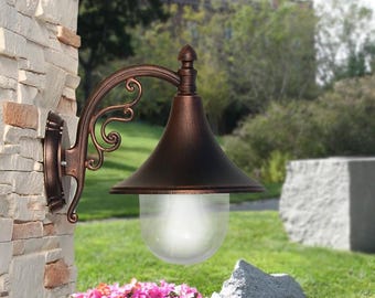 DIONE Buitenwandlamp, Klassieke Aluminium Lantaarn, IP43-classificatie - Gemaakt in Italië
