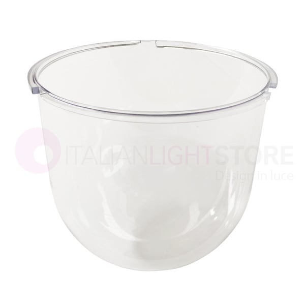 DIONE Ersatz-Diffusor-Cup-Lampenschirm aus transparentem Polycarbonat für Laternen-Außenlampen – hergestellt in Italien