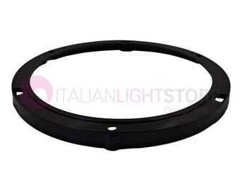 Replacement Ring Collar in black plastic for Polycarbonate Diffuser – Spare Part for Dione Series Made in Italy