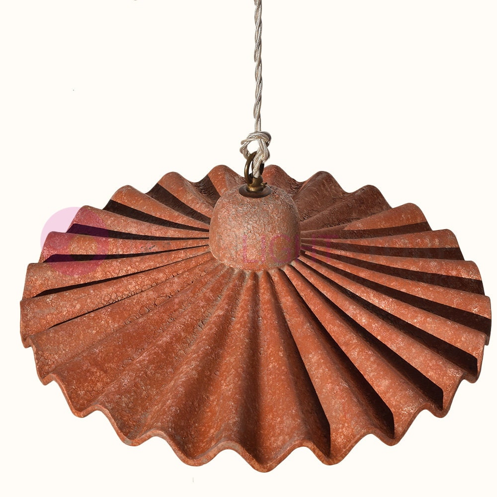 Lampadario Sospensione In Ceramica Siciliana Stile Rustico - Per Cucina, Ingresso, Taverne - Foto 13