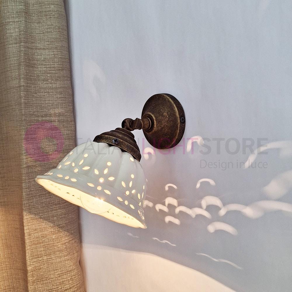 POMARANCE Spot Applique Murale Orientable en Laiton et Céramique — Beyit