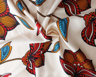 Printed Fabric, Inez Floral, 100% Tencel Twill, 160gsm