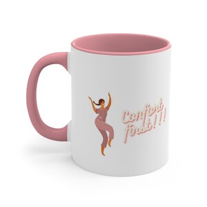 Taza de café decorativa, 11 oz