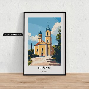 Kruševac, Serbia Travel poster , Kruševac, Serbia Travel poster , Custom poster , Poster Wall Art , Travel Art , Digital download