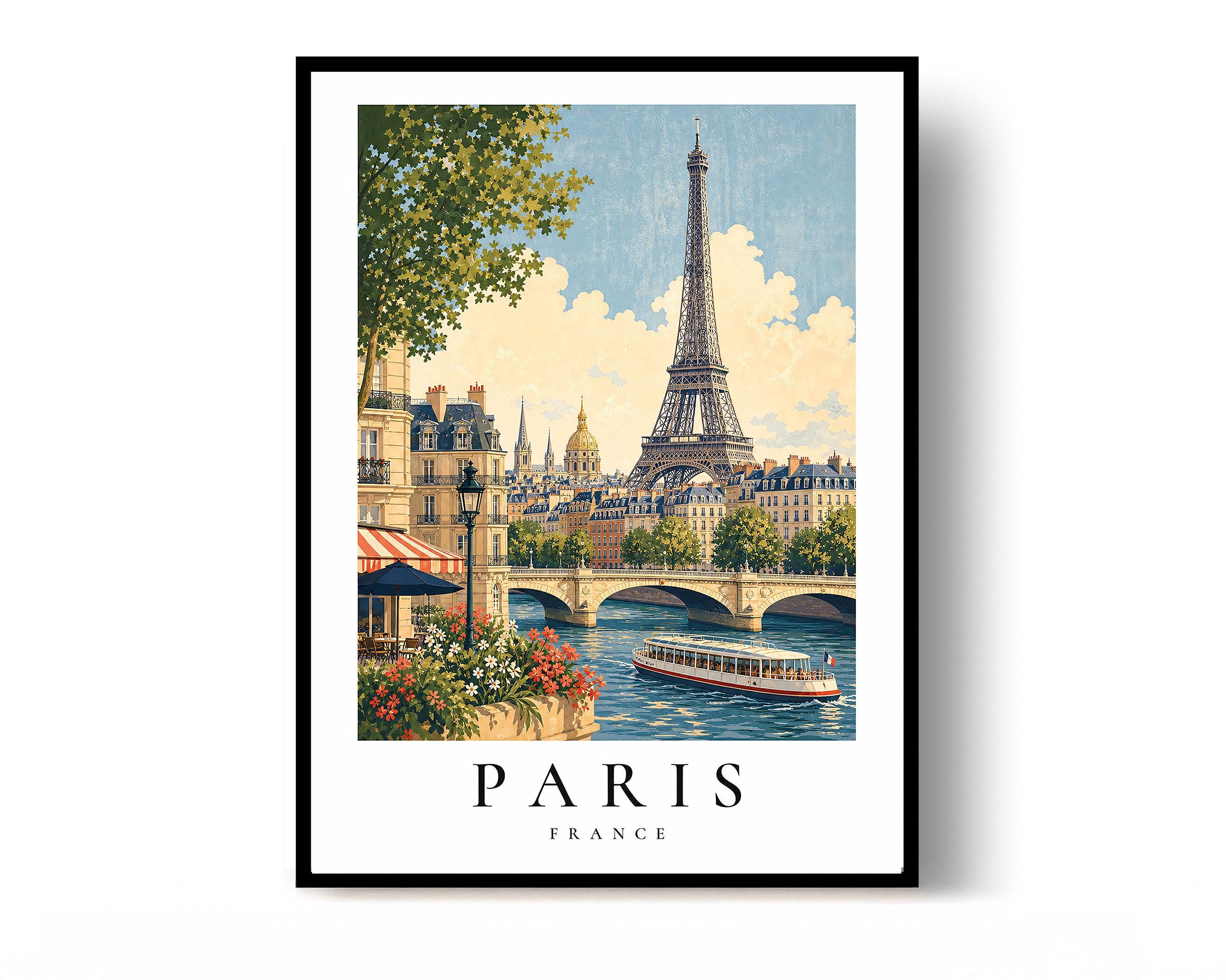 Vintage Paris Poster - Etsy