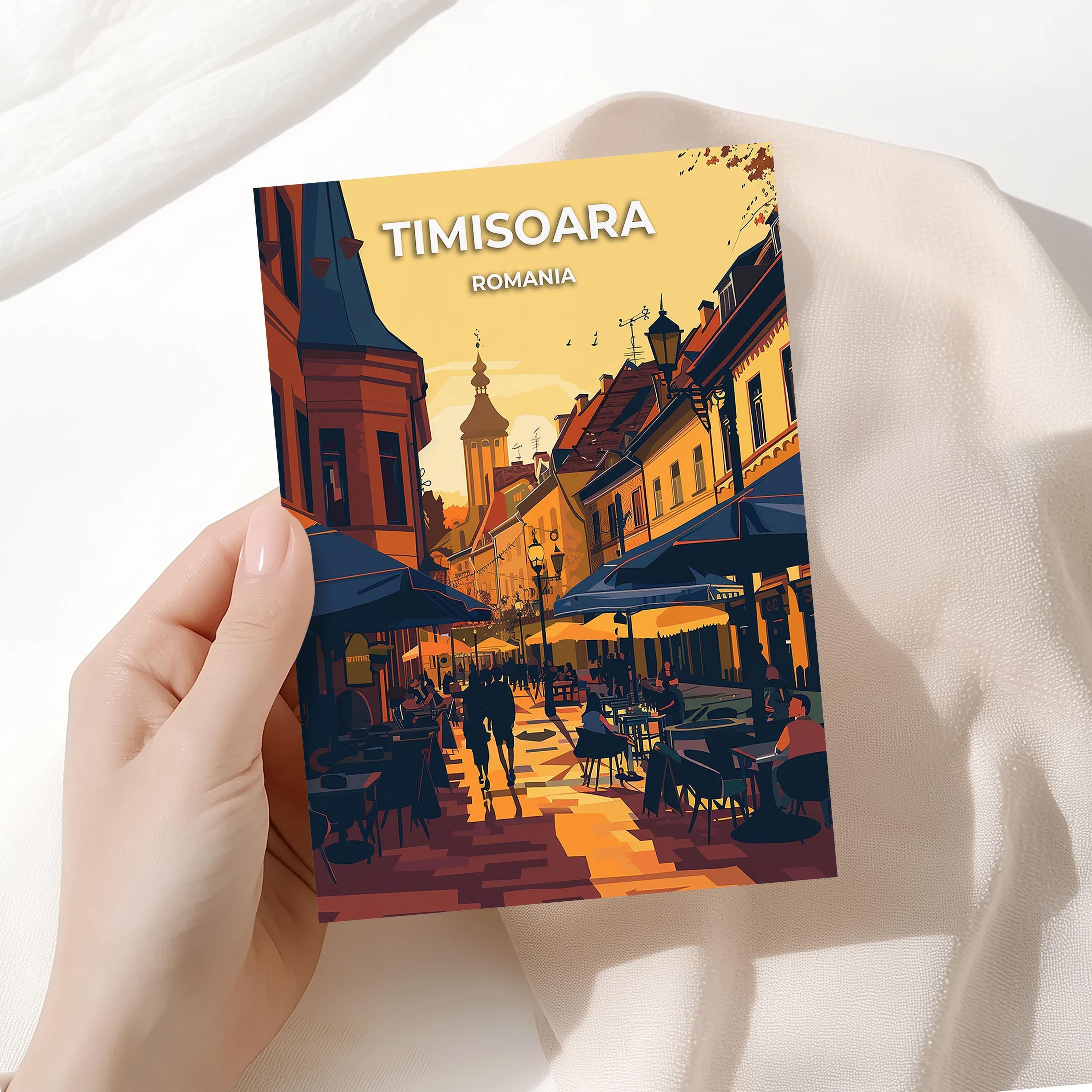 Timisoara Wall Art: Travel Poster - Framed or Digital Download
