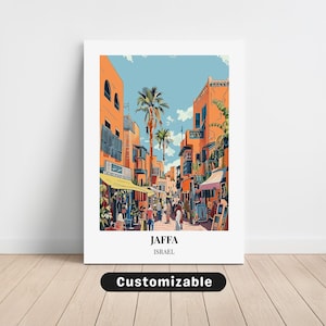 Jaffa, Israel Travel Canvas , Jaffa, Israel Travel poster , Custom Canvas , Poster Wall Art , Travel Art , Digital download