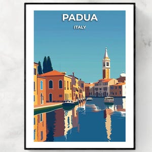 Padua Travel Print Wall Art, Padua - Italy City Print, Padua Travel Gift, Padua City Poster, Digital Download, Travel Gift, Padua Home Decor